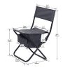 2-piece Folding Outdoor Chair with Storage Bag, Portable for indoor, Camping,