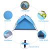 2-3 Person Double-Deck Tow-Door Hydraulic Automatic Tent Free Build Outdoor Tent Blue