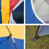 Outdoor 8 Person Camping Tent Easy Set Up Party Large for Traveling Hiking With