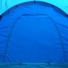 Camping Tent Fabric 9 Persons Dark Blue and Blue