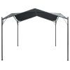 Gazebo Pavilion Tent Canopy 9.8ft x9.8ft Steel Anthracite