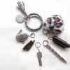 Love Hair Ball Key Knife Bracelet Self-defense Suit