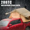 Auto roof tent with 280TC 2000 waterproof lattice cloth for use on vehicles