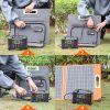 60W 18V Portable Solar Panel;  Flashfish Foldable Solar Charger with 5V USB 18V DC Output Compatible with Portable Generator;  Smartphones;  Tablets a