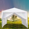 20''x10''(3 x 6m) Six Sides Two Doors Waterproof Tent with Spiral Tubes For Household;  Wedding;  Party;  Parking Shed  XH