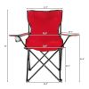 Small Camp Chair 80x50x50 Red