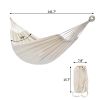 Free shipping  Garden Cotton Hammock Comfortable Fabric Hammock with Tree Straps Portable Hammock with Travel Bag,Perfect for Camping Outdoor/Indoor P