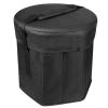 Collapsible Grocery Cooler Bag 3 Gallon Insulated Food Container Seat Combo for Camping Picnic Shopping