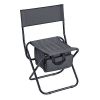 2-piece Folding Outdoor Chair with Storage Bag, Portable for indoor, Camping,