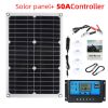 25W-180W 18V/12V Portable Solar Panel Waterproof USB Port Solar Power 5V Solar Battery Charger Outdoor Camping Phone Power Bank