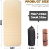 4inch Self-Inflating Sleeping Pad for Camping, Outdoor Large 80'√ó30' Thick Memory Foam Pads Portable 4 Season Camping Mattress for Tents Car Hiking S