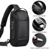 Anti Theft Sling Bag Waterproof Chest Bag Crossbody Backpack w USB Charge Port