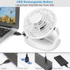 Personal USB Fan 360 Degree Rotation Desk Table Cooling Fan Quiet Laptop Cooler Air Circulator