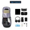 Anti Theft Sling Bag Waterproof Chest Bag Crossbody Backpack w USB Charge Port