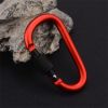 Aluminum D-Ring Locking Carabiner Light but Strong NOT for Climbing(Pack of 10)